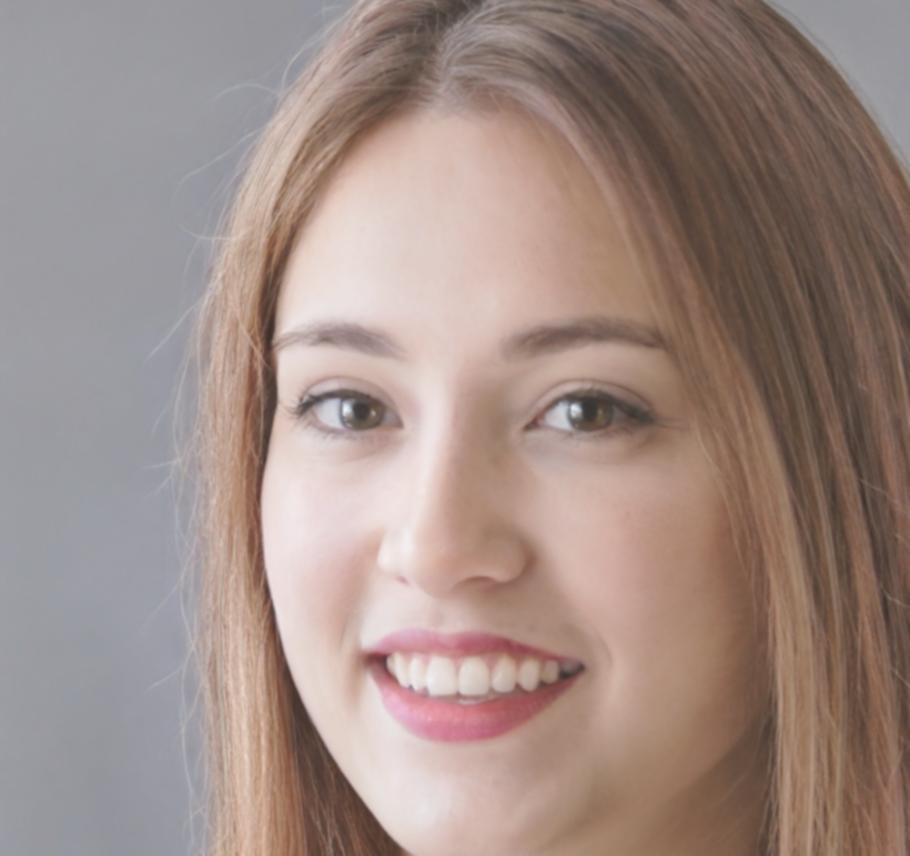 Zufriedene Kundin